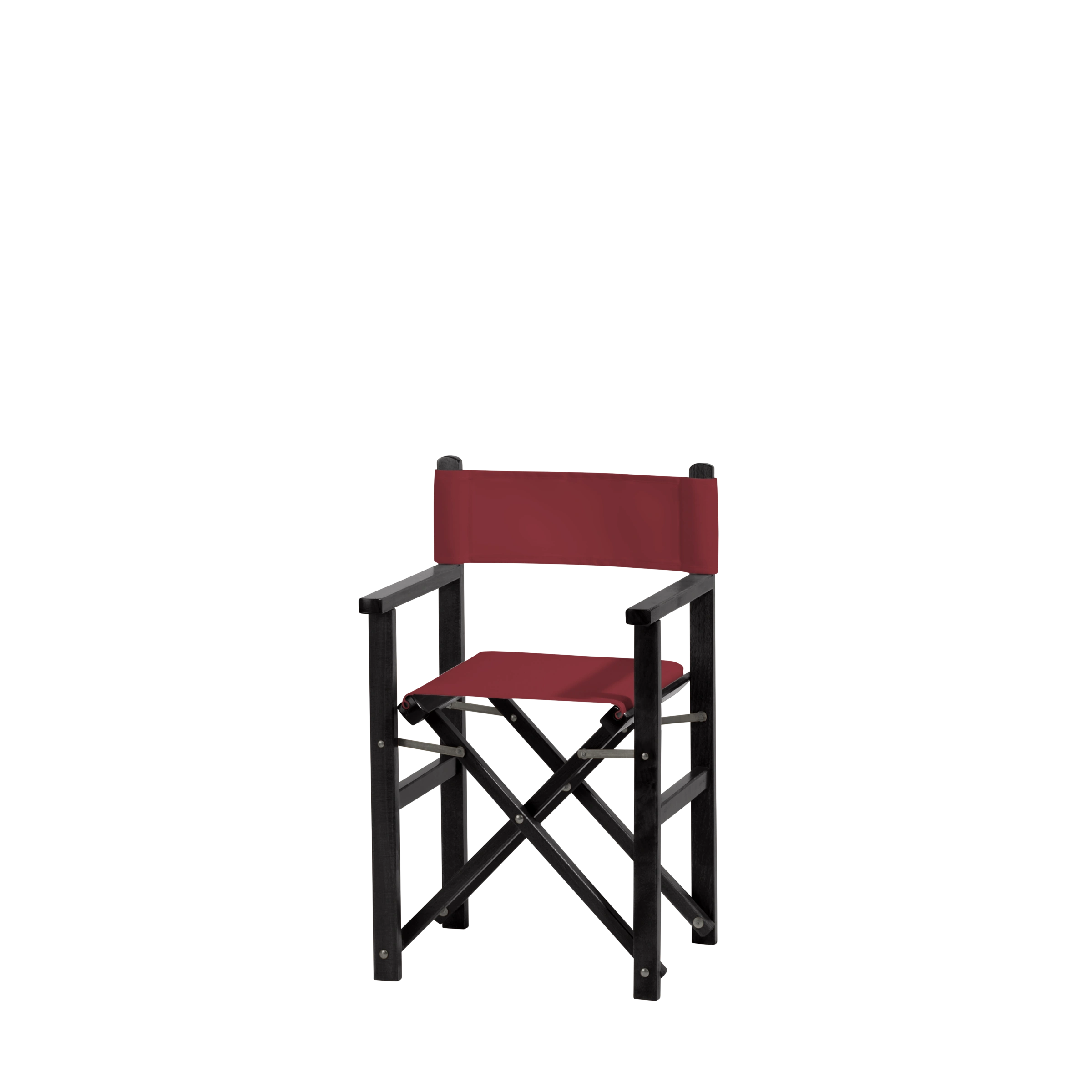 Kinderstuhl Nanni aus schwarzem Buchenholz mit Bezug in bordeaux, Seitenansicht
#Mini | Set (Farbe)_bordeaux