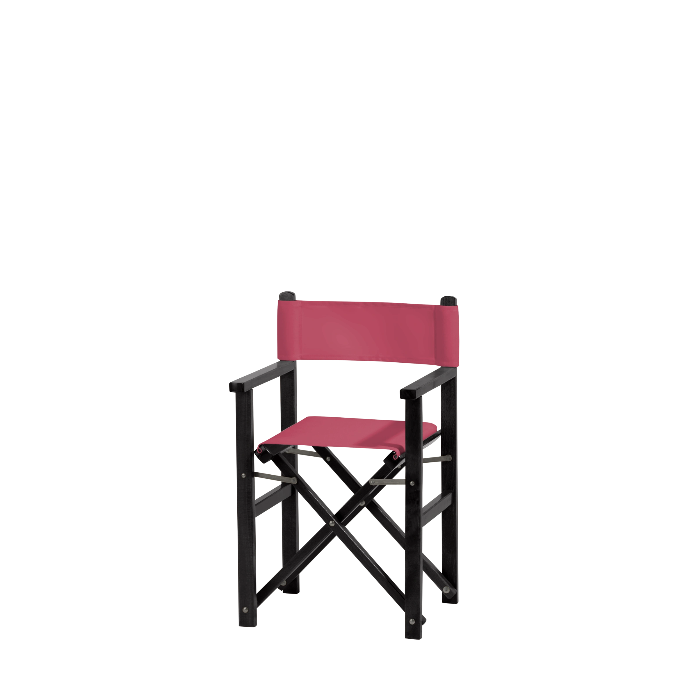 Kinderstuhl Nanni aus schwarzem Buchenholz mit Bezug in fuchsia, Seitenansicht
#Mini | Set (Farbe)_fuchsia