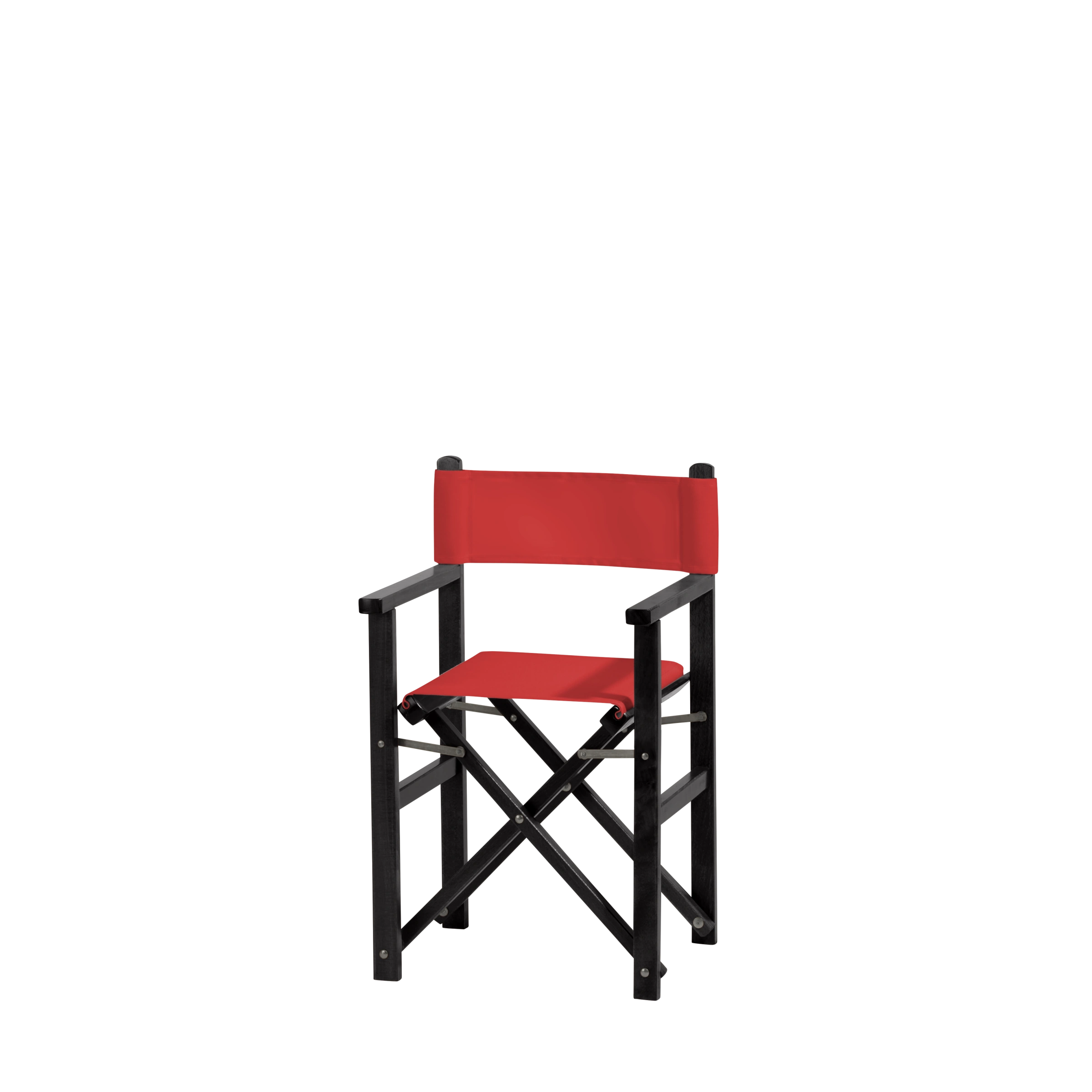 Kinderstuhl Nanni aus schwarzem Buchenholz mit Bezug in rivarot, Seitenansicht
#Mini | Set (Farbe)_rivarot