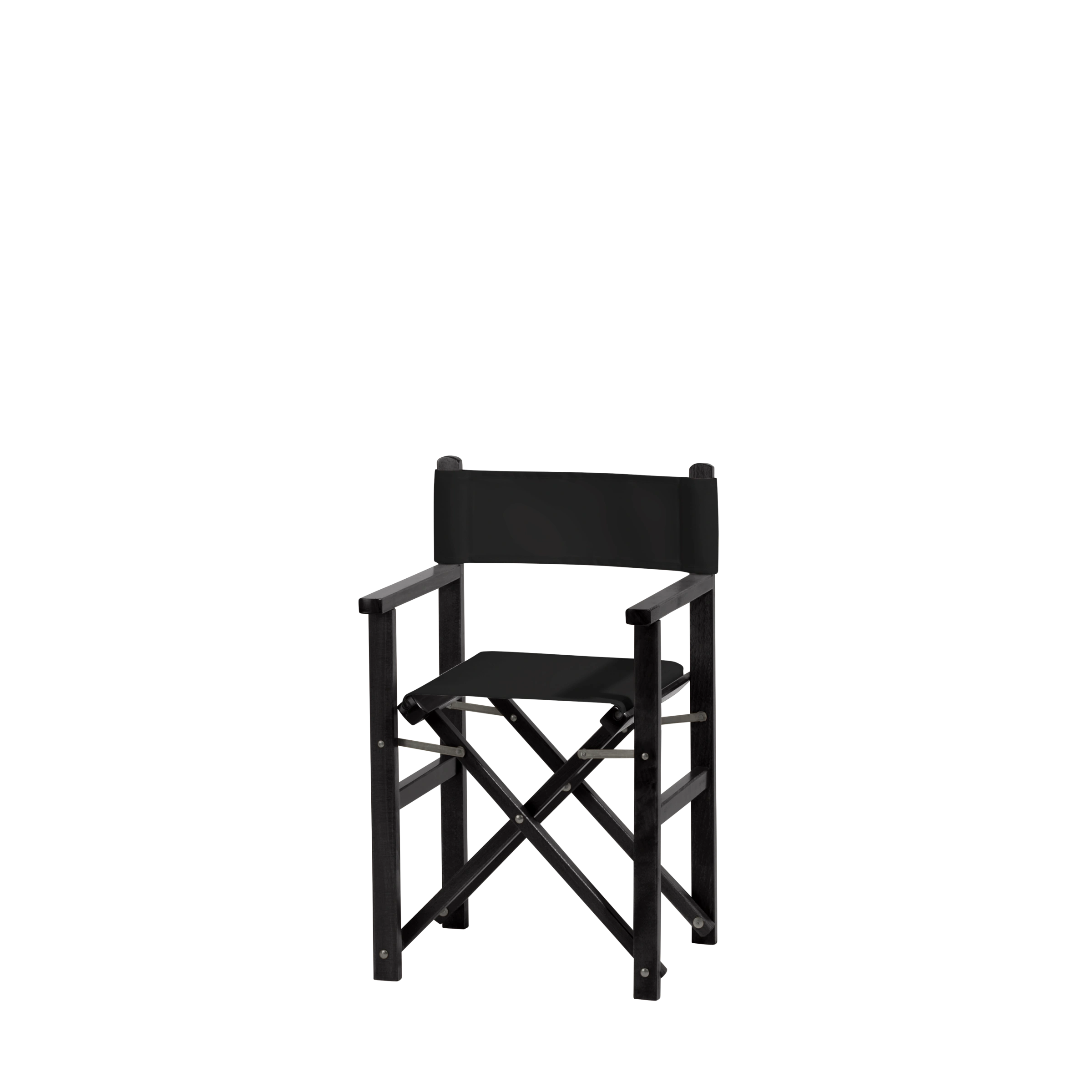 Kinderstuhl Nanni aus schwarzem Buchenholz mit schwarzem Bezug, Seitenansicht
#Mini | Set (Farbe)_schwarz