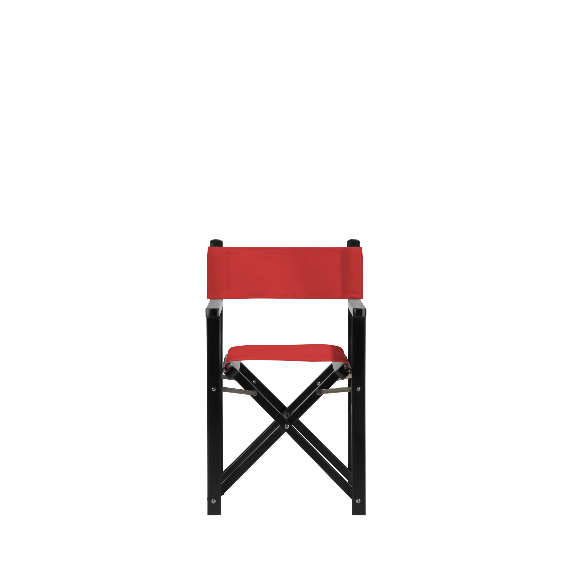 Kinderstuhl Nanni aus schwarzem Buchenholz mit Bezug in rivarot, Frontalansicht
#Mini | Set (Farbe)_rivarot