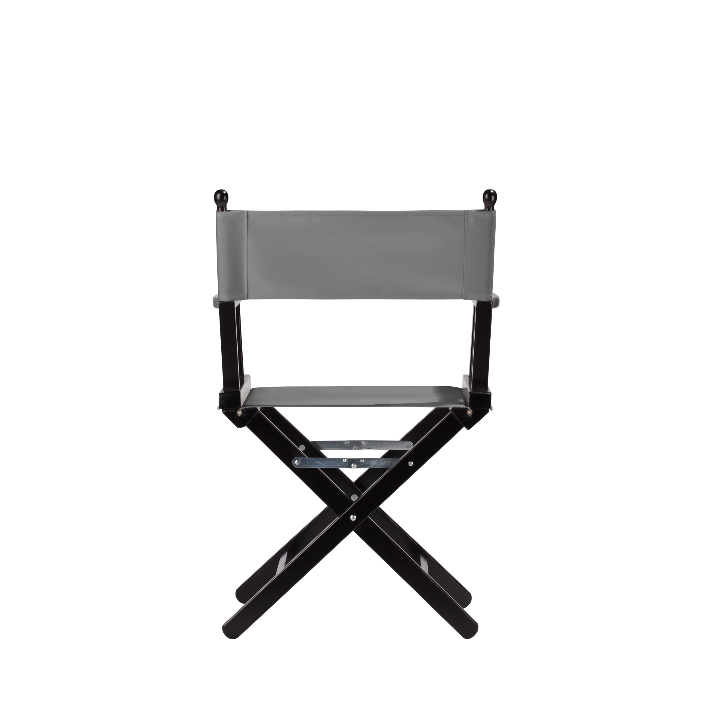 Regiestuhl Alfred aus schwarzem Buchenholz mit anthrazitem Bezug, Rückansicht
#Classic | Set (Farbe)_anthrazit