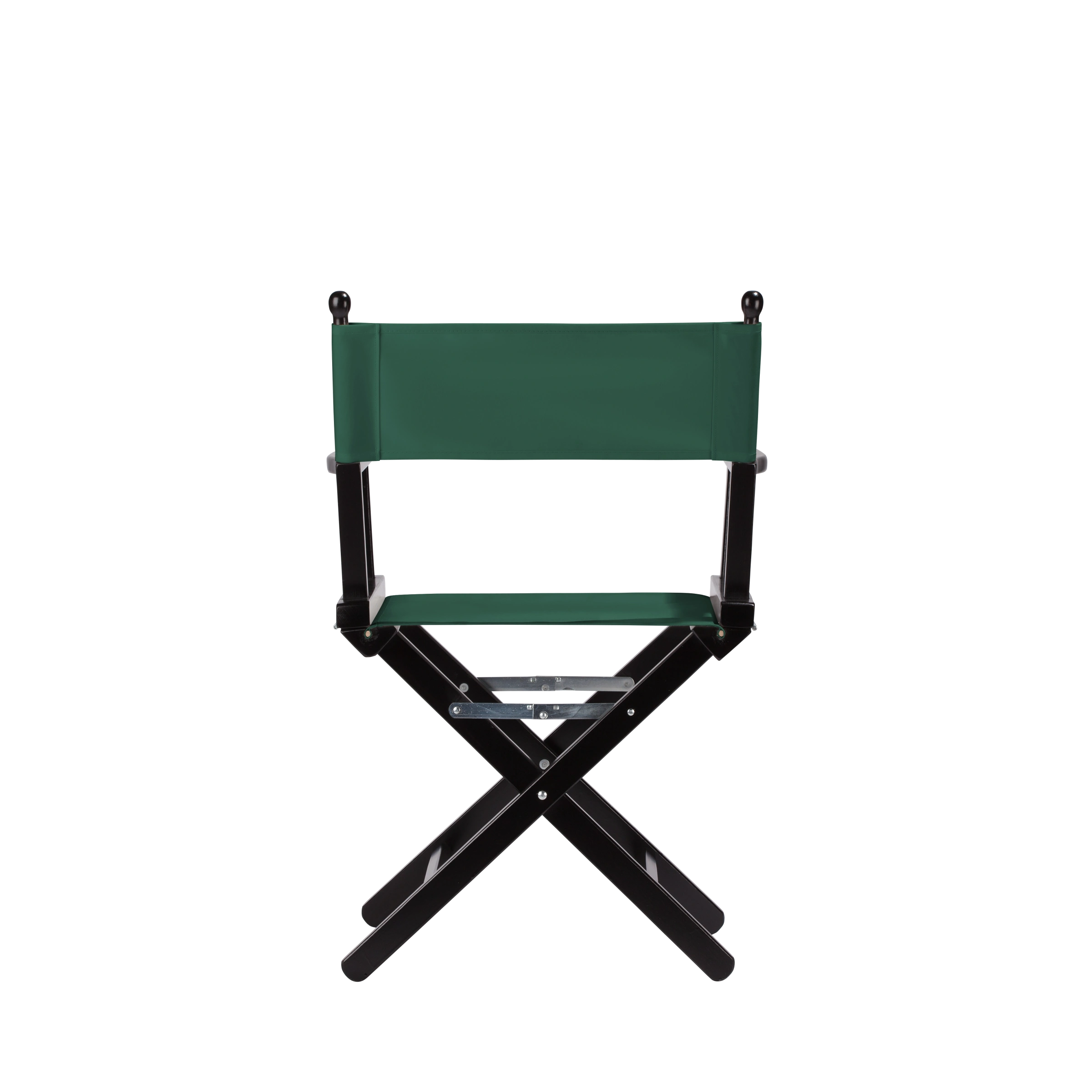 Regiestuhl Alfred aus schwarzem Buchenholz mit dunkelgrünem Bezug, Rückansicht
#Classic | Set (Farbe)_dunkelgrün