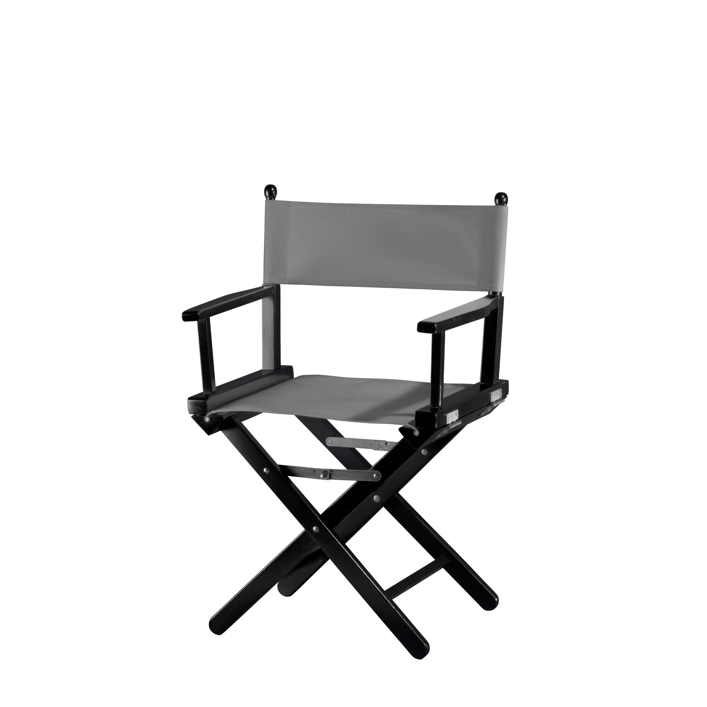 Regiestuhl Alfred aus schwarzem Buchenholz mit anthrazitem Bezug, Seitenansicht
#Classic | Set (Farbe)_anthrazit