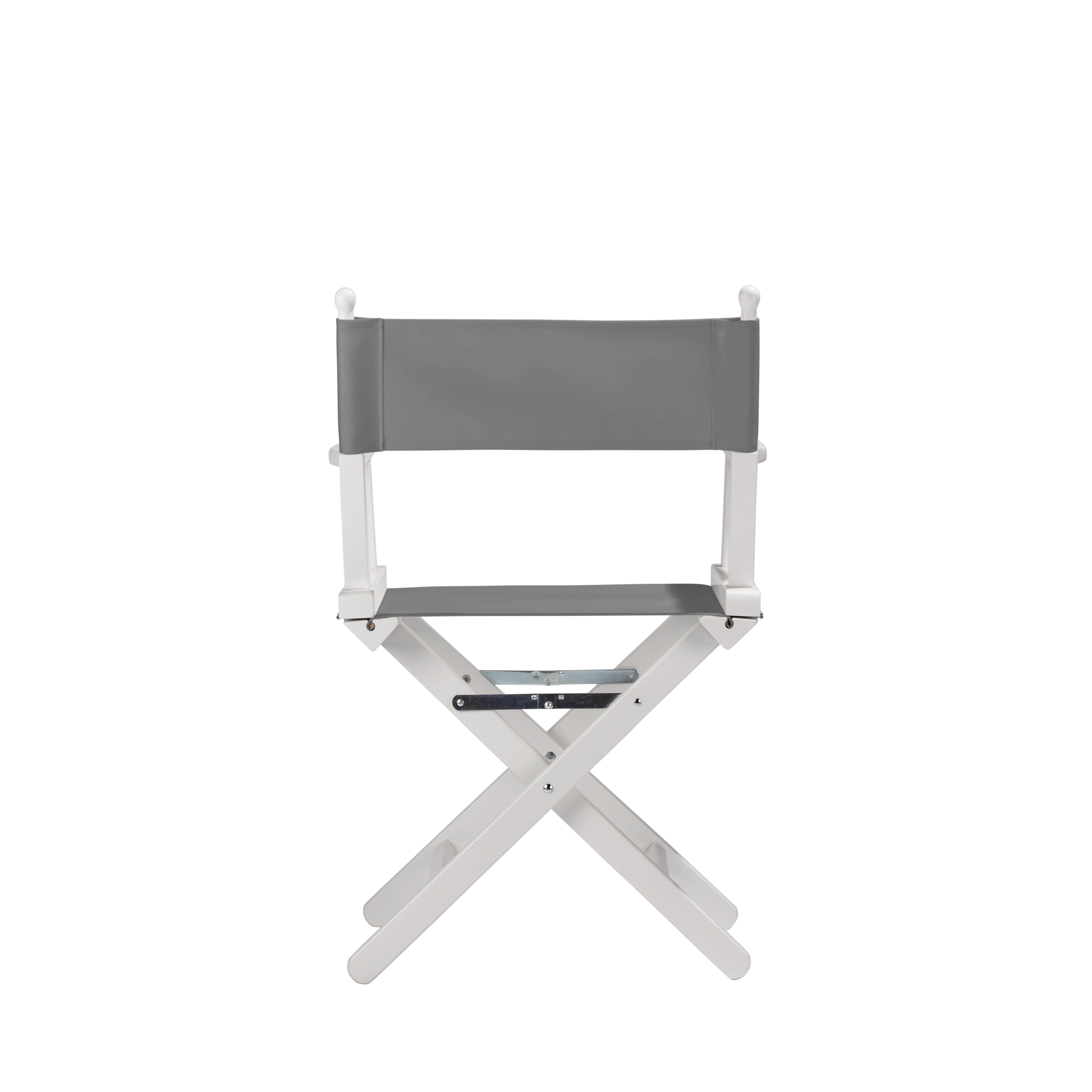 Regiestuhl Alfred aus weißem Buchenholz mit anthrazitem Bezug, Rückansicht
#Classic | Set (Farbe)_anthrazit