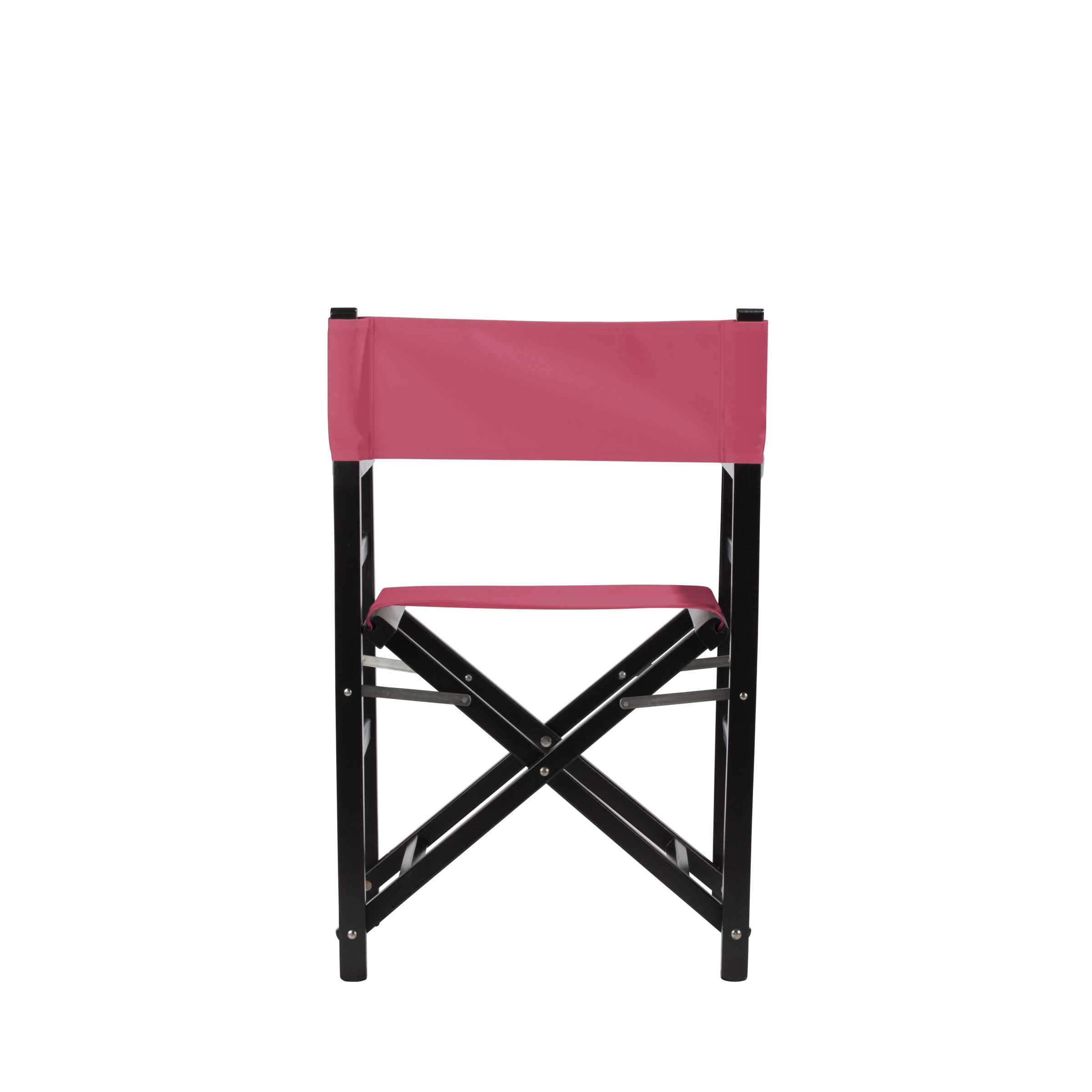 Regiestuhl Oscar aus schwarzem Buchenholz mit Bezug in fuchsia, Rückansicht
#Classic | Set (Farbe)_fuchsia