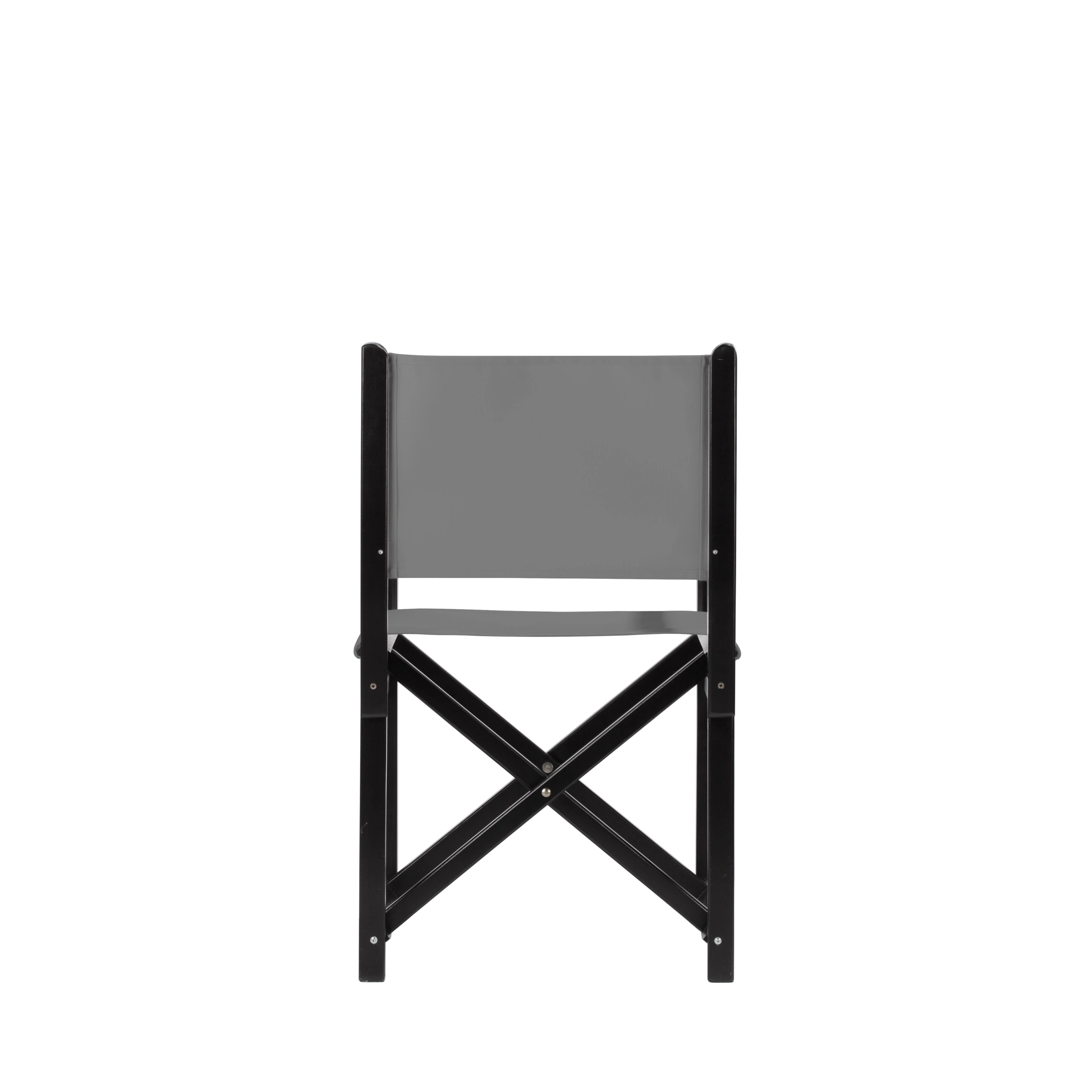 Regiestuhl Pedro aus schwarzem Buchenholz mit anthrazitem Bezug, Rückansicht
#Swing | Set (Farbe)_anthrazit