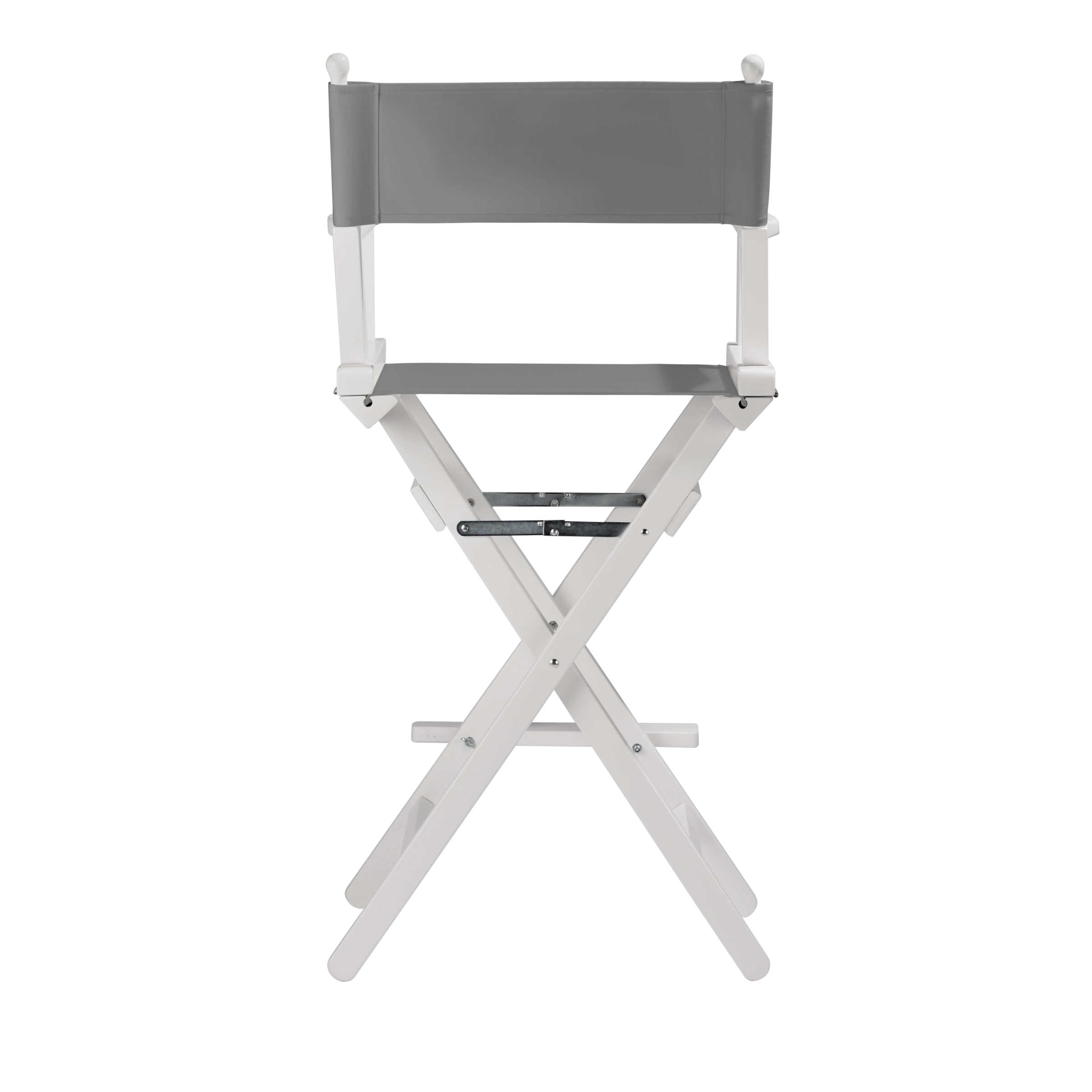 Regiestuhl Steven aus weißem Buchenholz mit anthrazitem Bezug, Rückansicht
#Classic | Set (Farbe)_anthrazit