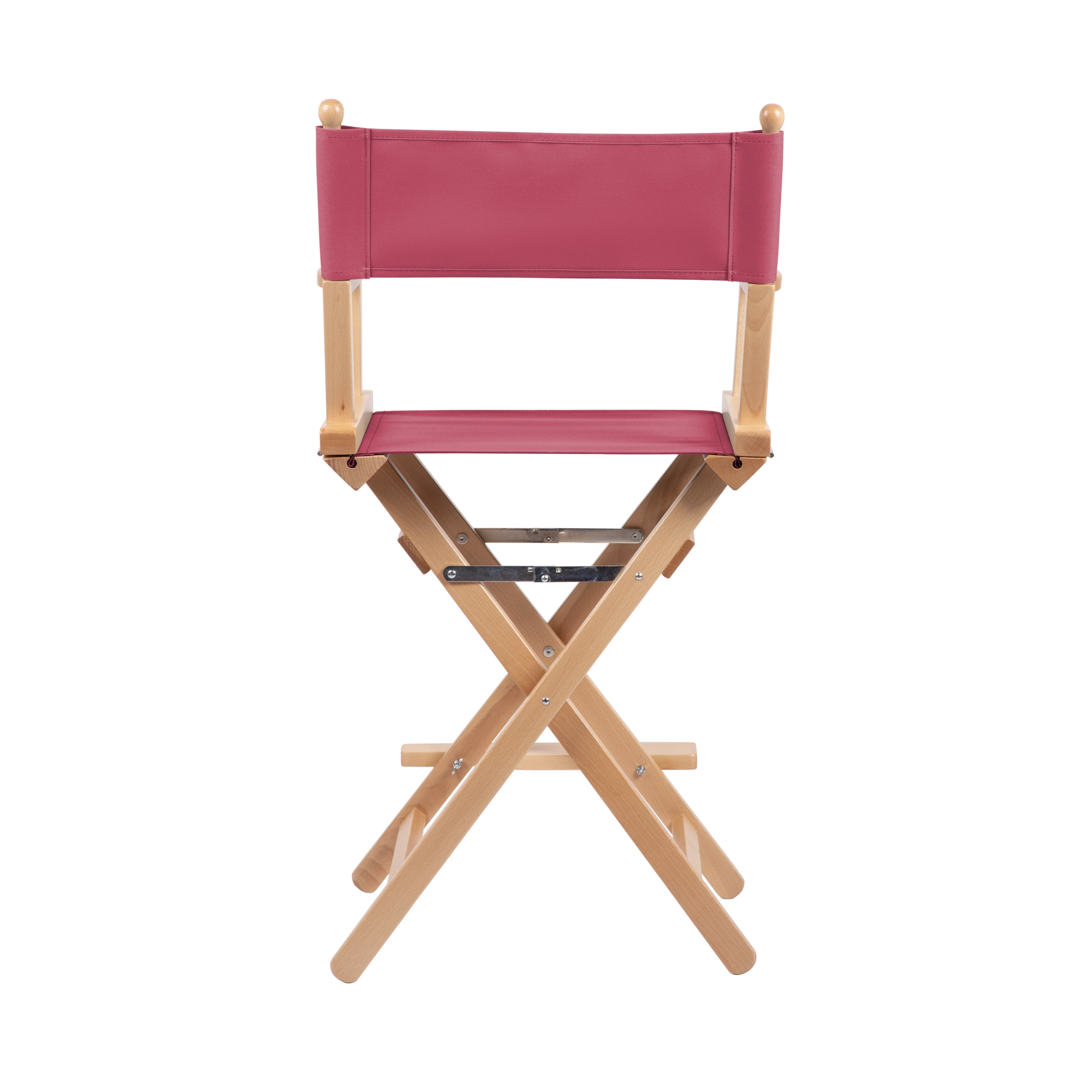 Regiestuhl Sydney aus naturfarbenem Buchenholz mit Bezug in fuchsia, Rückansicht
#Classic | Set (Farbe)_fuchsia