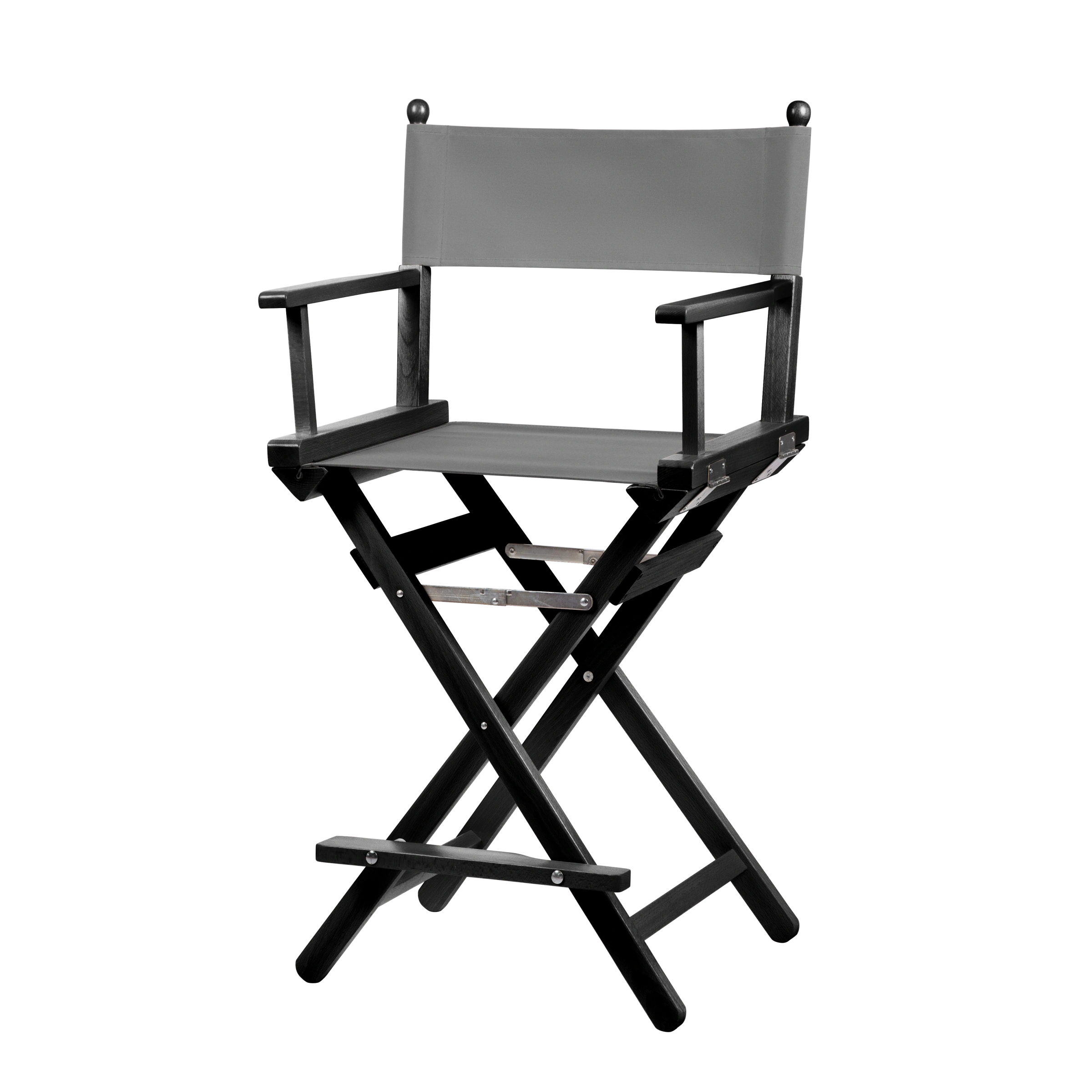 Regiestuhl Sydney aus schwarzem Buchenholz mit anthrazitem Bezug, Seitenansicht
#Classic | Set (Farbe)_anthrazit