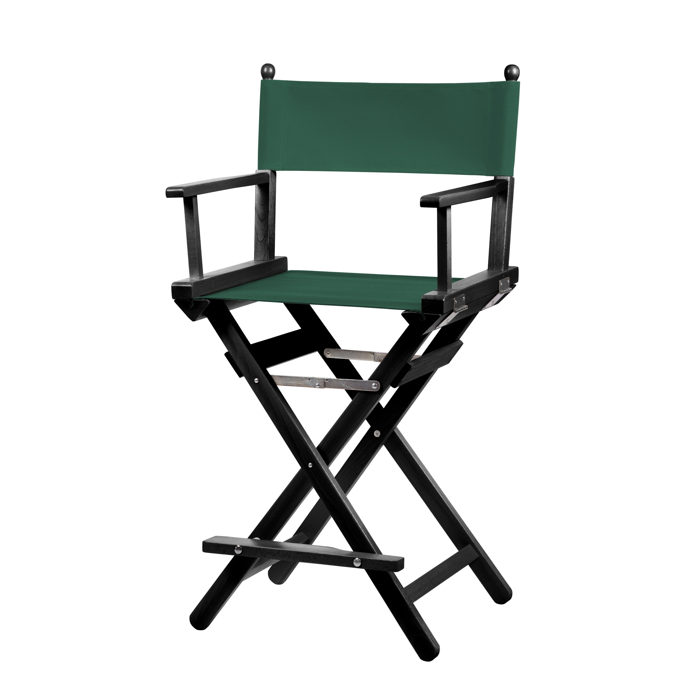 Regiestuhl Sydney aus schwarzem Buchenholz mit dunkelgrünem Bezug, Seitenansicht
#Classic | Set (Farbe)_dunkelgrün