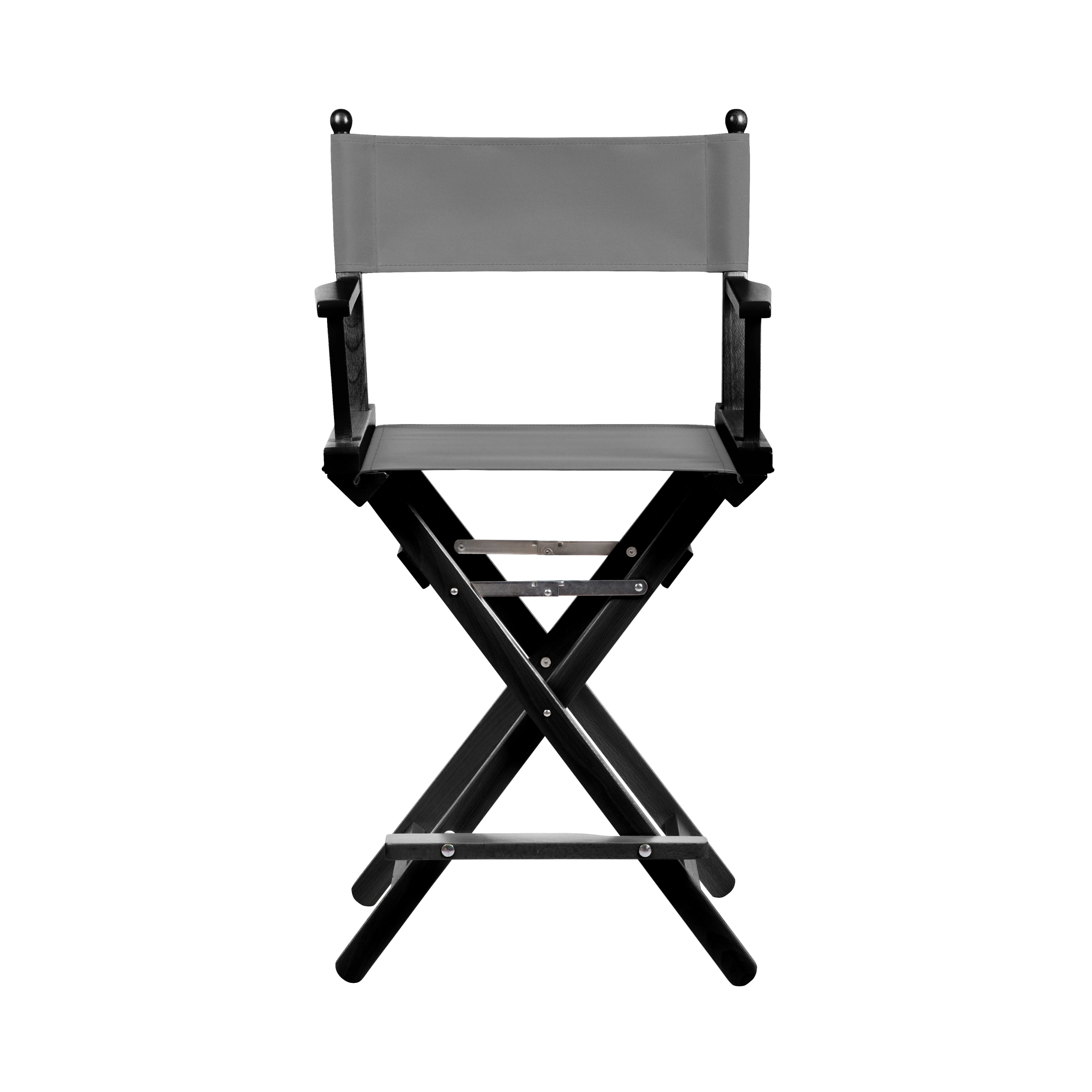 Regiestuhl Sydney aus schwarzem Buchenholz mit anthrazitem Bezug, Frontalansicht
#Classic | Set (Farbe)_anthrazit