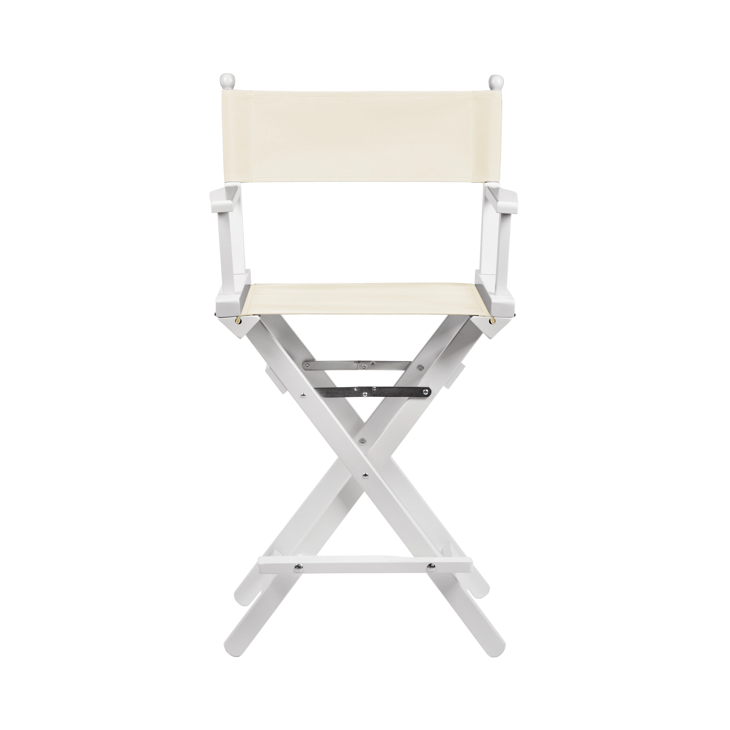 Regiestuhl Sydney aus weißem Buchenholz mit Bezug in natur, Frontalansicht
#Classic | Set (Farbe)_natur