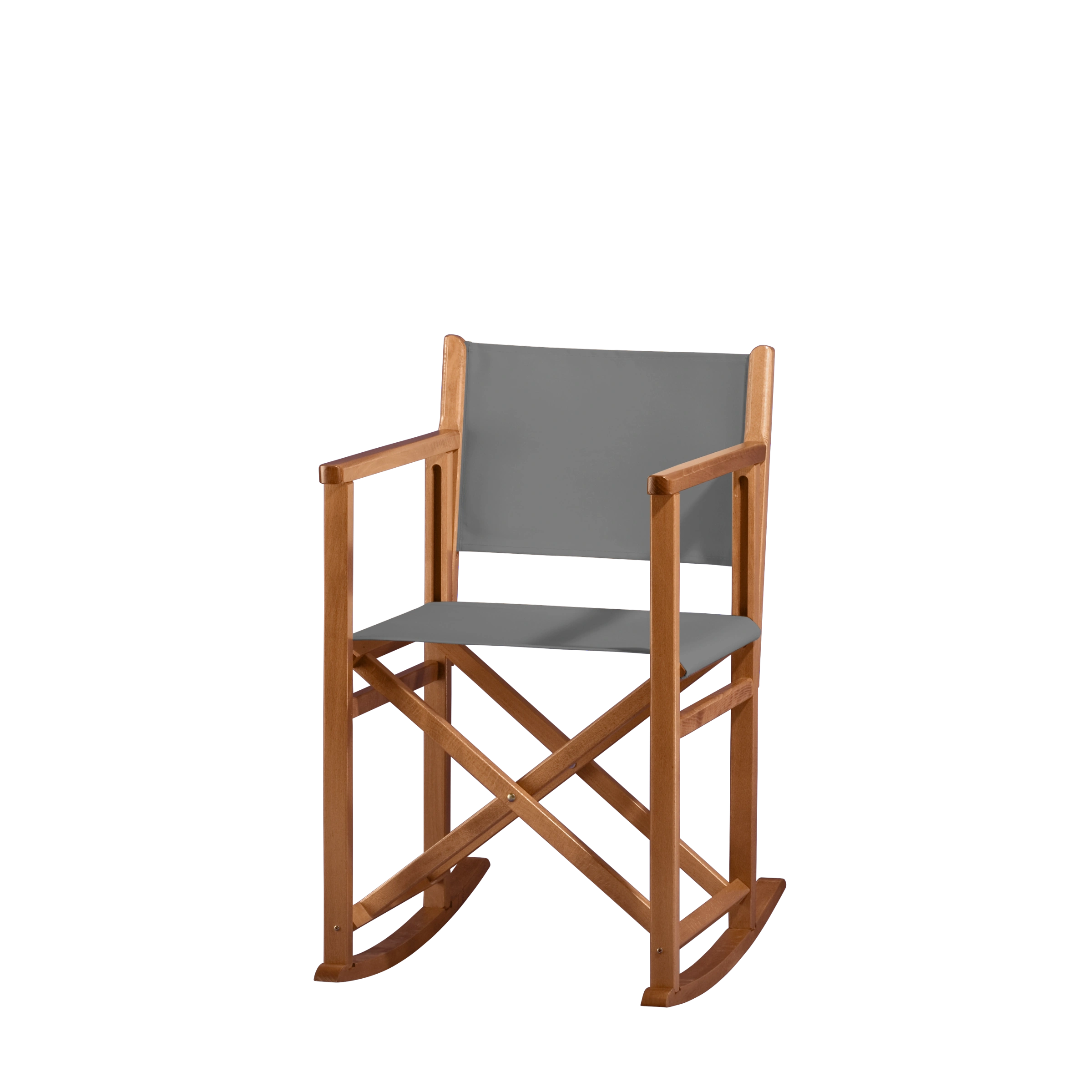 Schaukelstuhl Helmut aus brandyfarbenem Buchenholz mit anthrazitem Bezug, Seitenansicht
#Swing | Set (Farbe)_anthrazit